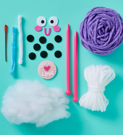 Snack Knit Kit- Boba Buddy