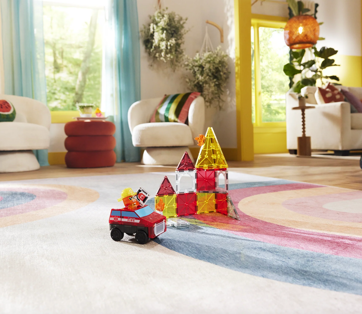 Magnatiles Fire Rescue - 27 Piece Set