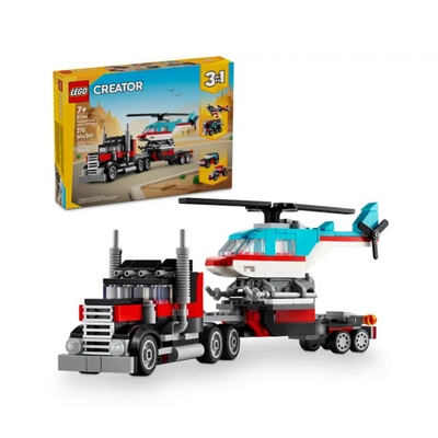 LEGO  Creator 3 in 1 Flatbed Truck and Helicopter