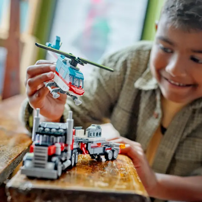 LEGO  Creator 3 in 1 Flatbed Truck and Helicopter