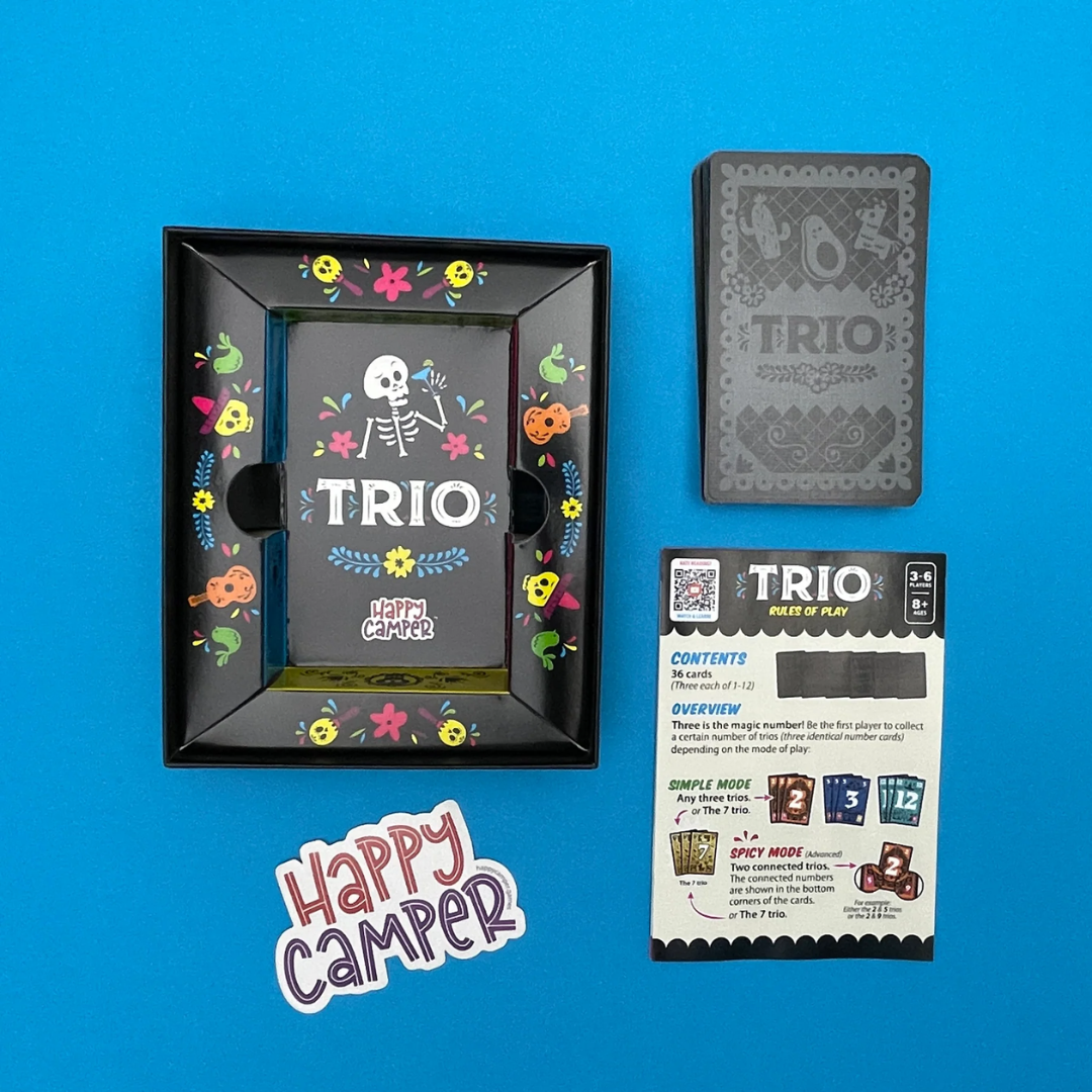 Happy Camper Trio Card Game