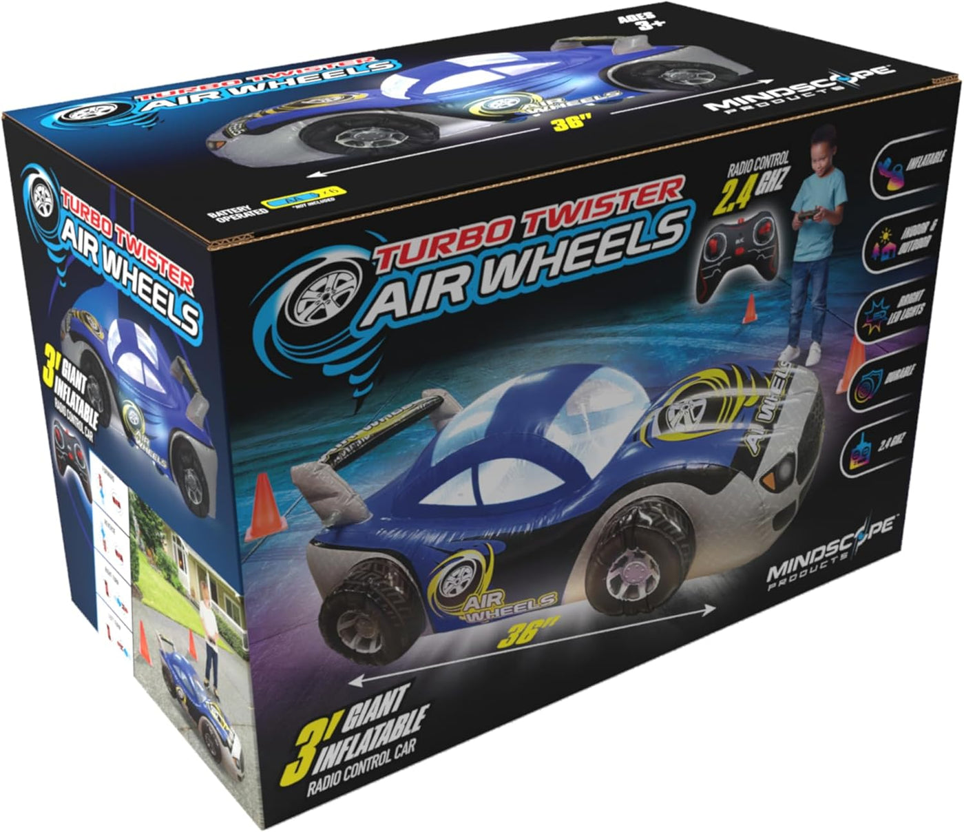 Turbo Twister Air Wheels Blue