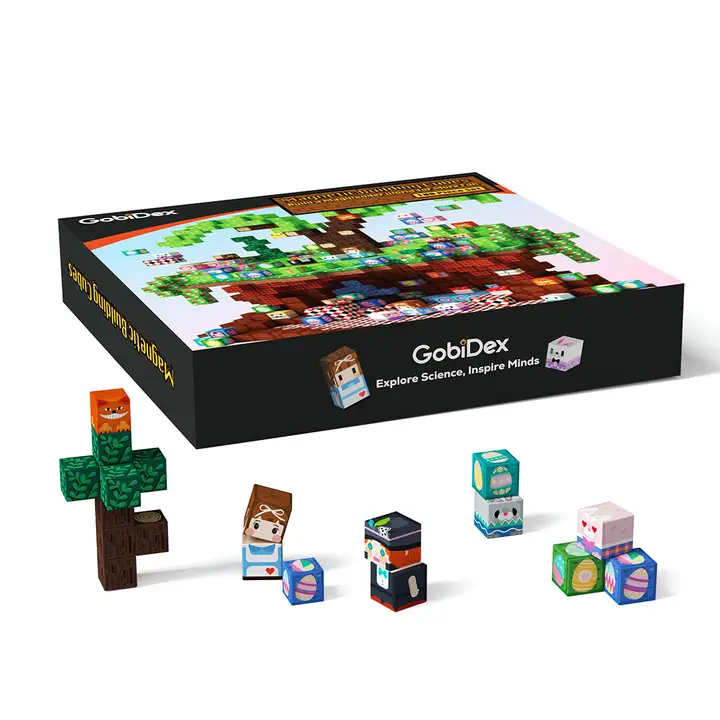 GobiDex Alice Magnetic Building Cubes 100 Pc Set