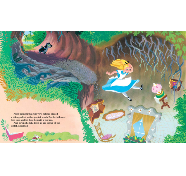 Walt Disney's Alice in Wonderland Little Golden Book