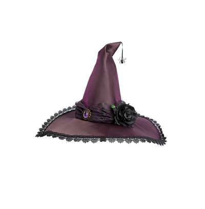 Amethyst Spider Witch Hat