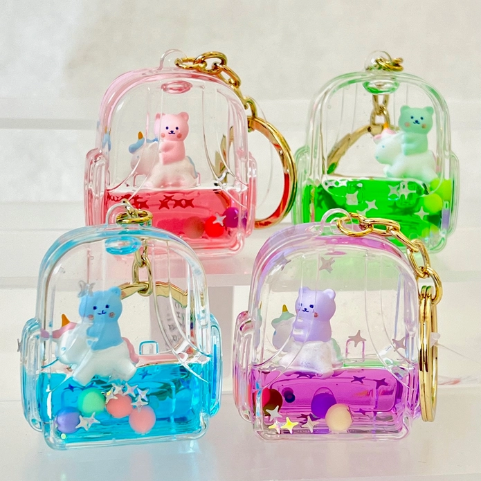 Floaty Unicorn Backpack Shaped Charm - Sold Individually