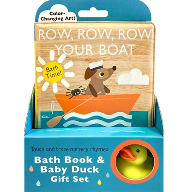 Bath Book and Baby Duck Set