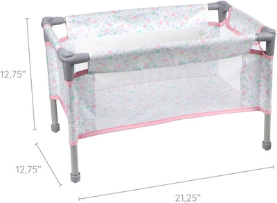 Berenguer Boutique Travel Folding Crib Playpen with Accessories