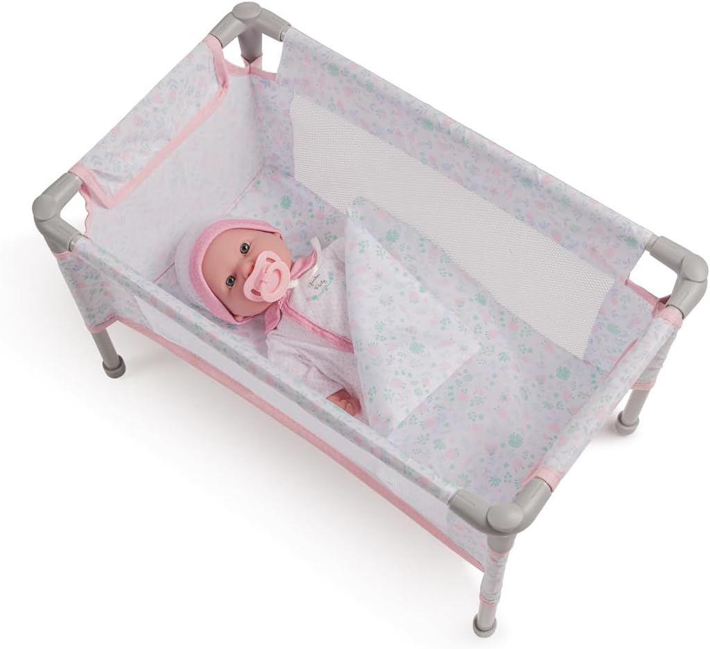 Berenguer Boutique Travel Folding Crib Playpen with Accessories