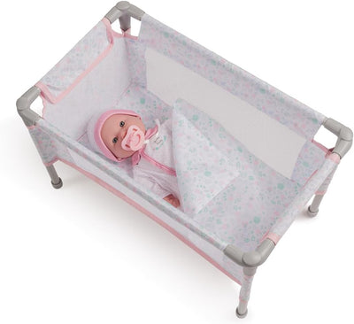 Berenguer Boutique Travel Folding Crib Playpen with Accessories