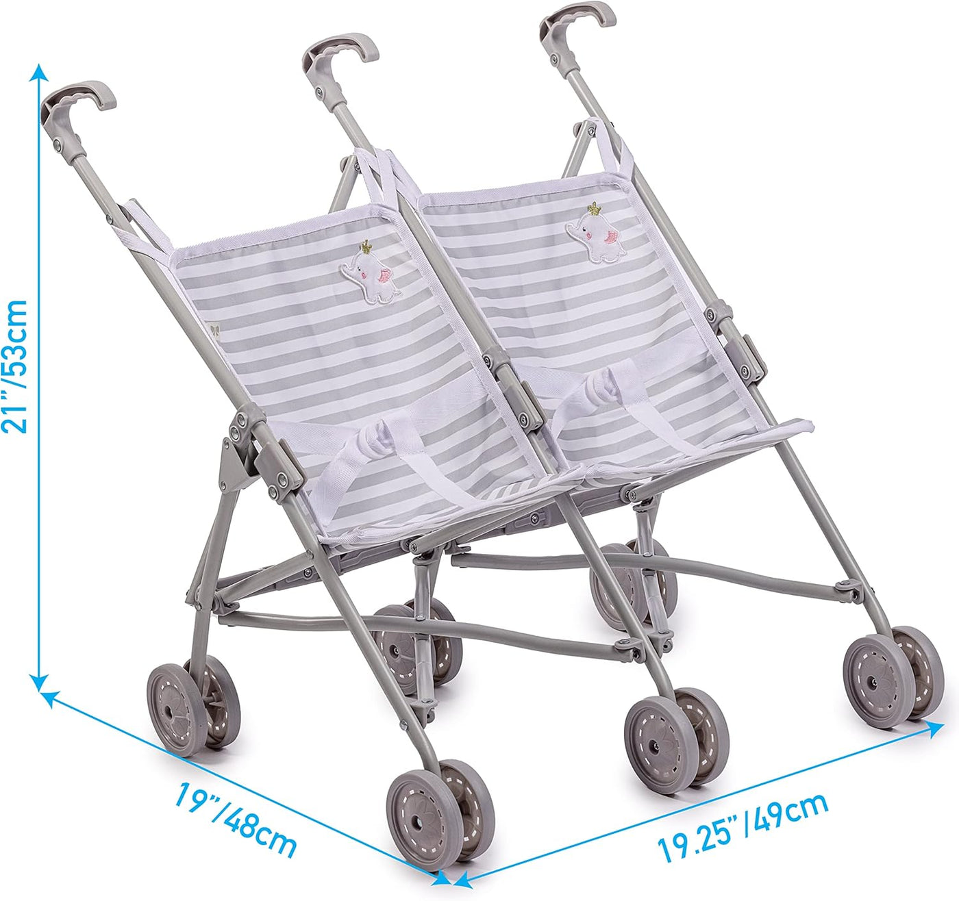 Berenguer Boutique Twin Umbrella Stroller