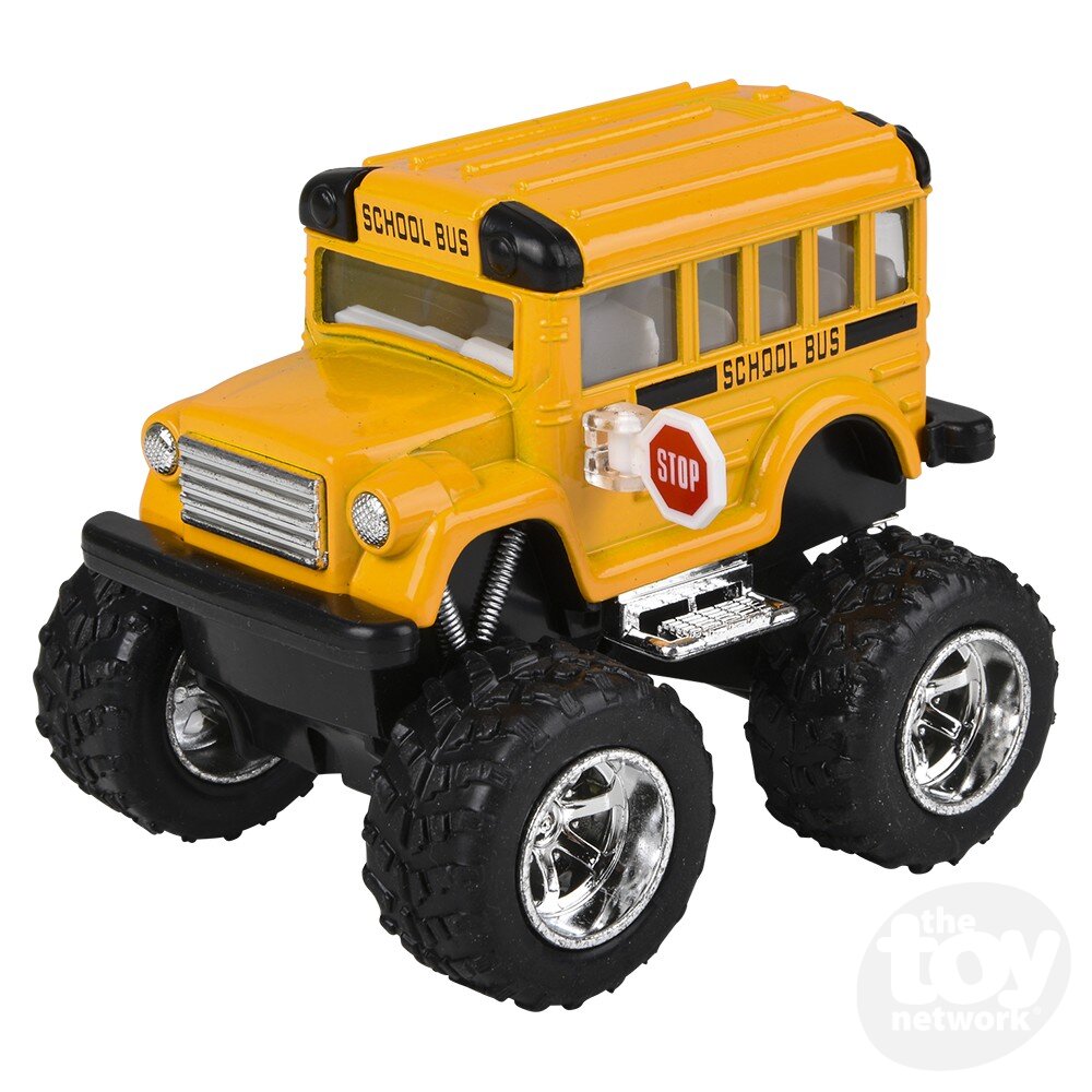 3.75" Die Cast Big Wheel School Bus