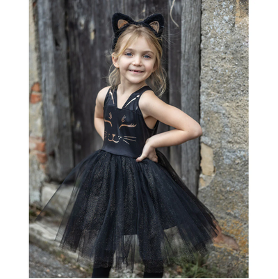 Black Cat Dress and Headband