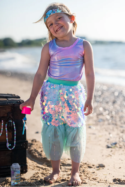 Bling Bling Mermaid Skirt & Hairclip Mint 4/6
