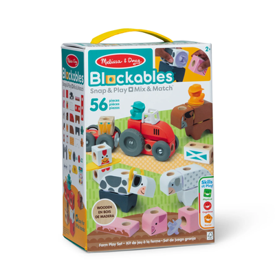 Blockables 56 Piece Farm Play Set