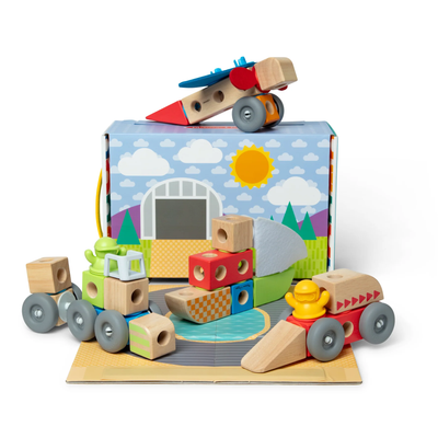 Blockables 54 Piece Vehicles Play Set