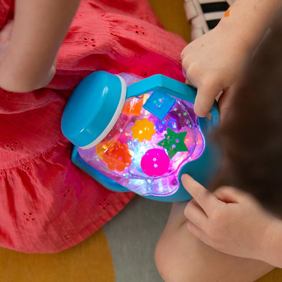 Sensory Play Jar Blue