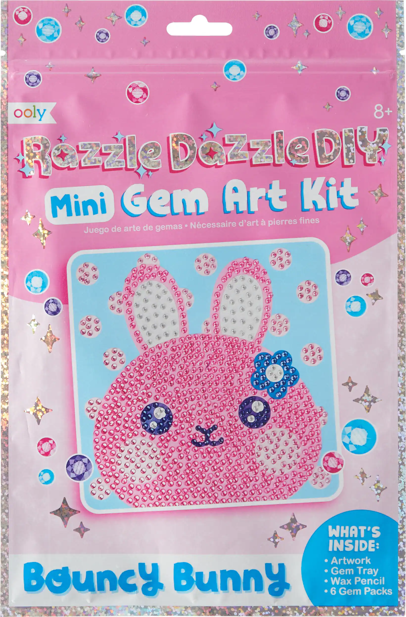 Razzle Dazzle DIY Gem Art - Bouncy Bunny