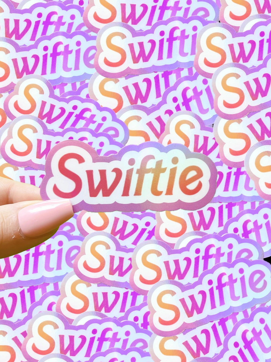 Swiftie | Taylor Swift Inspired Holographic Waterproof Sticker| Swiftie