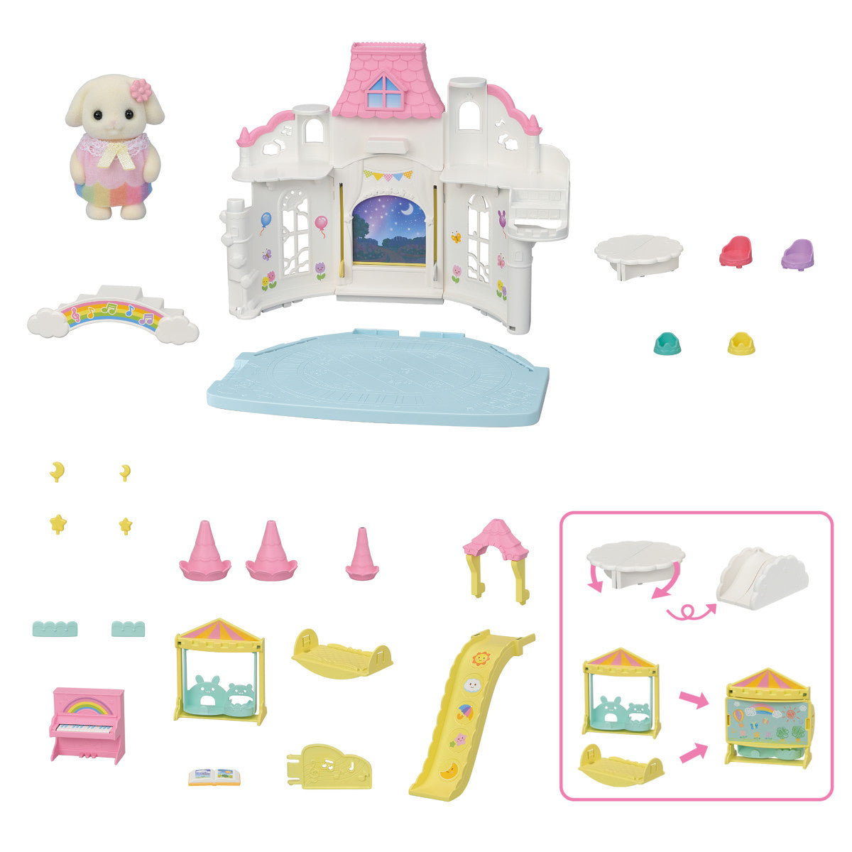 Calico Critters Sunny Castle Nursery