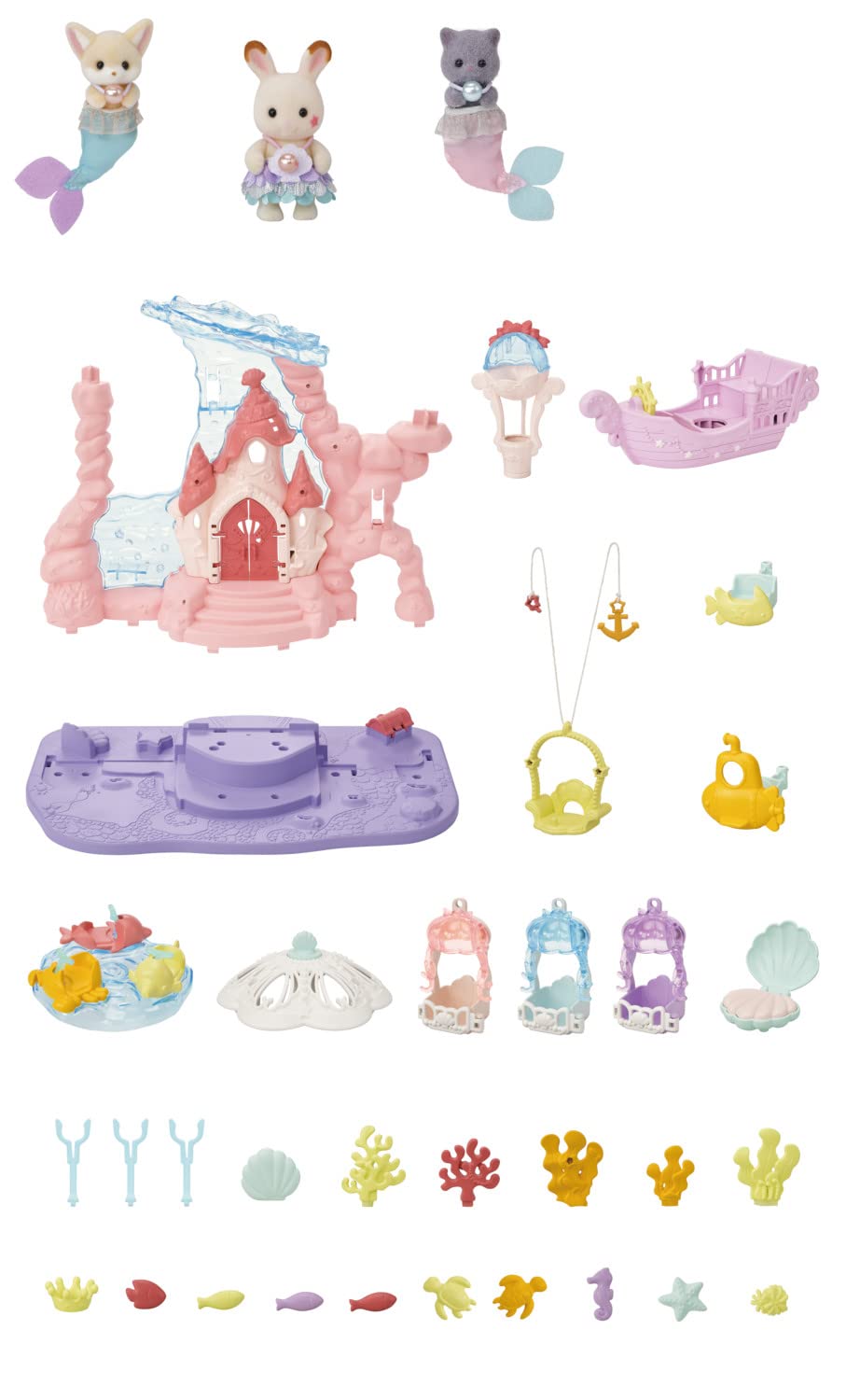 Calico Critters Baby Mermaid Castle