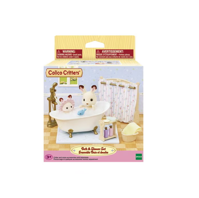 Calico Critters Bath and Shower Set