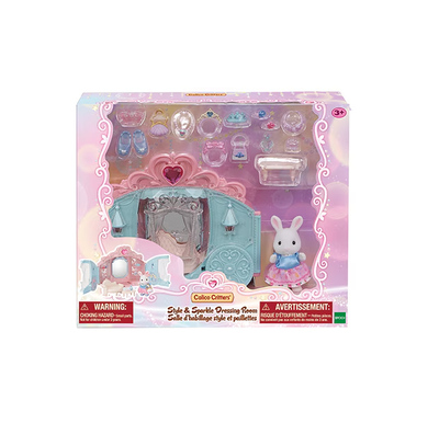 Calico Critters Style and Sparkle Dressing Room