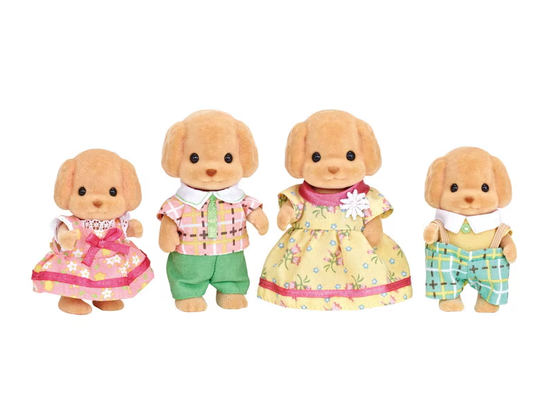 Calico Critters Toy Poodle Family