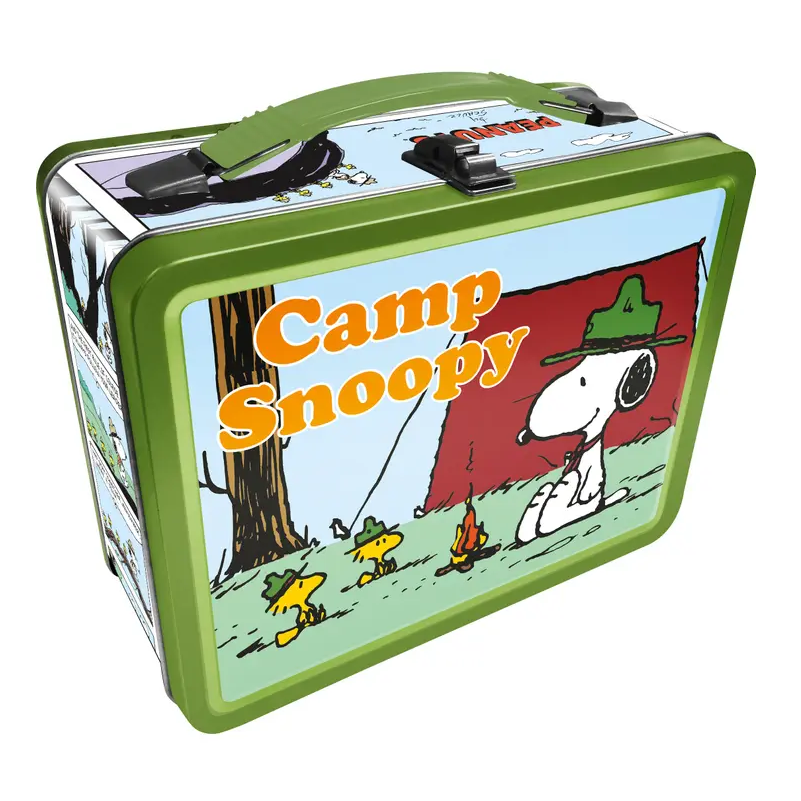 Peanuts Camp Snoopy Classic Metal Lunch Box