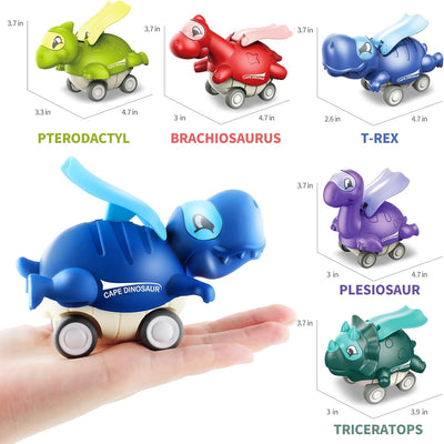 Press and Go Caped Dinosaur Cars