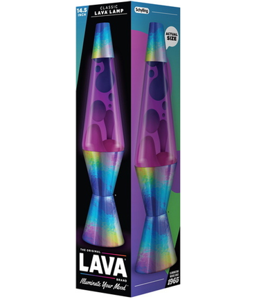 14.5" Chameleon Color Shift Pink and Purple Lava Lamp