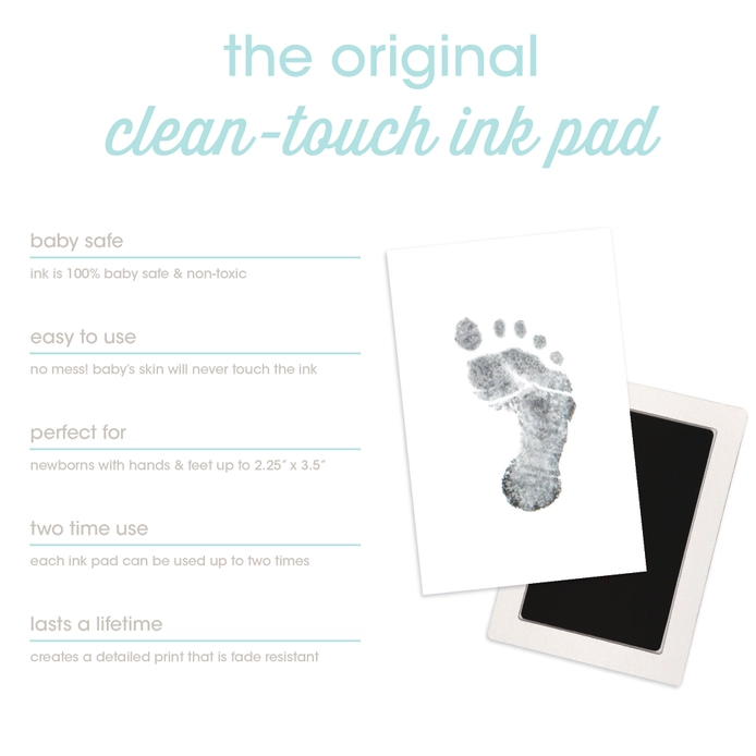 Clean-Touch Ink pad for Baby's Hand or Foot Print