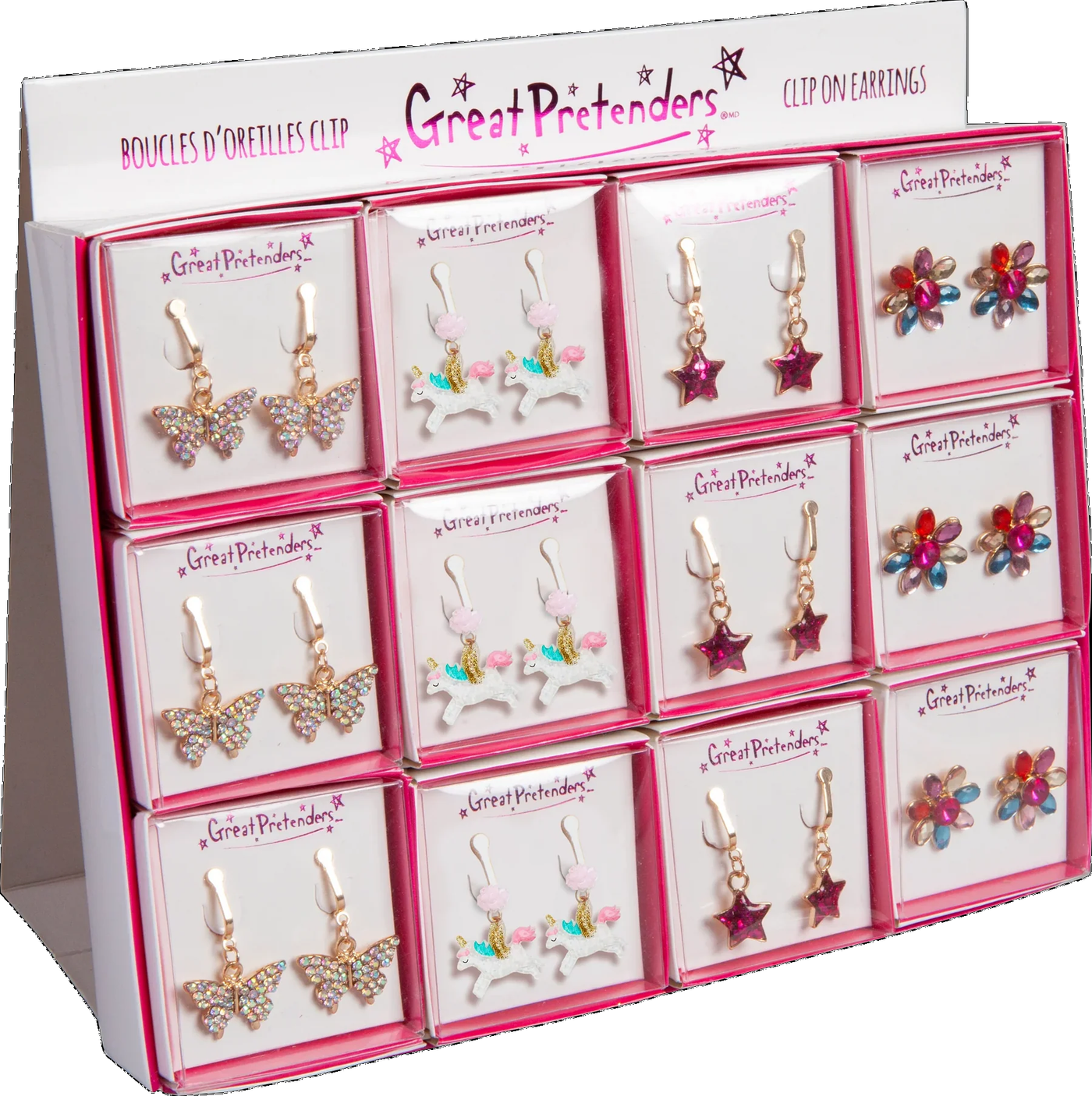 Boxed Clip On Earrings - 4 Styles!