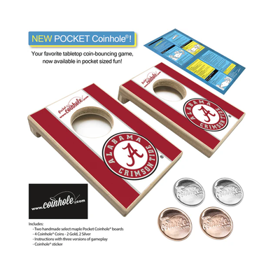 Alabama Crimson Tide Pocket Coinhole