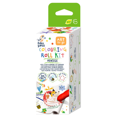 Haku Yoka Mini Vehicles Coloring Kit Roll