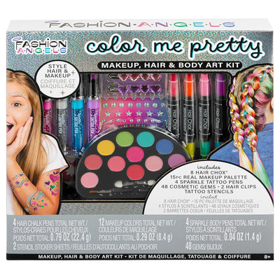 Color Me Pretty Makup, Hair, & Body Art Kit