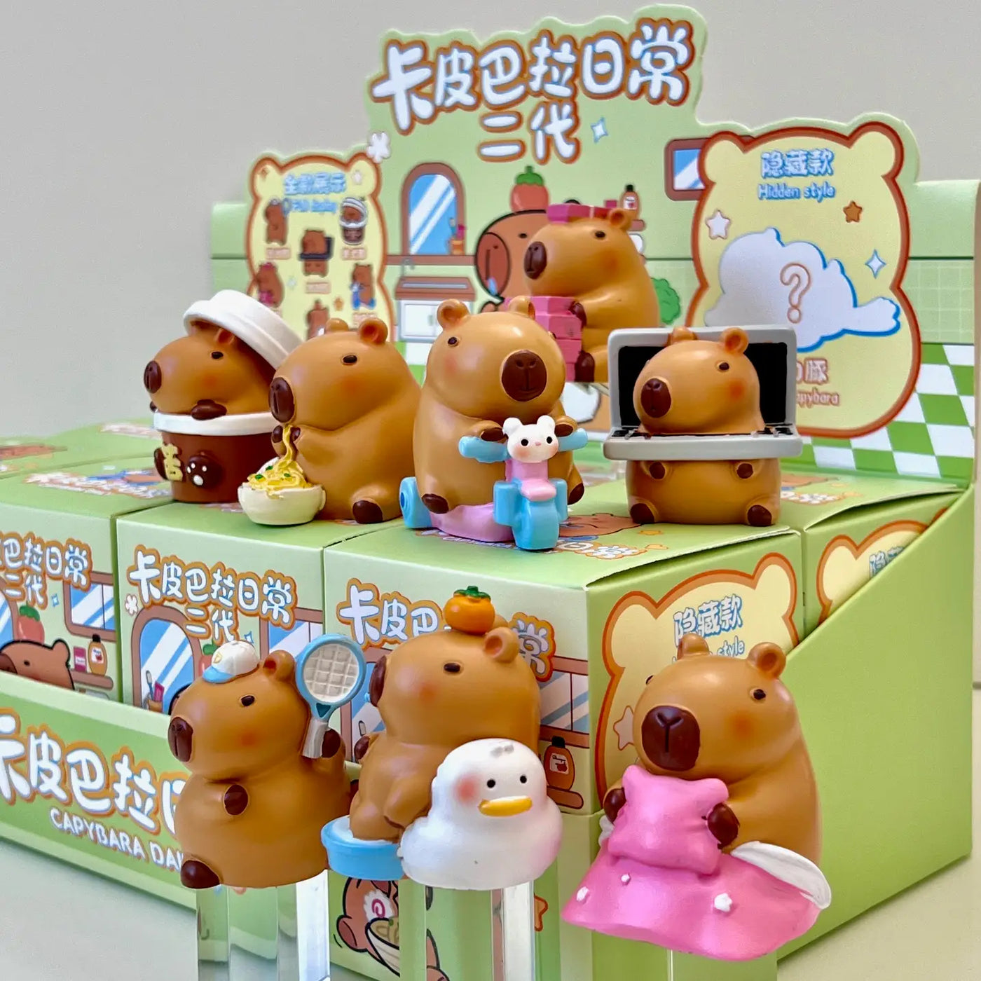 Capybara Family Figurine Blind Box