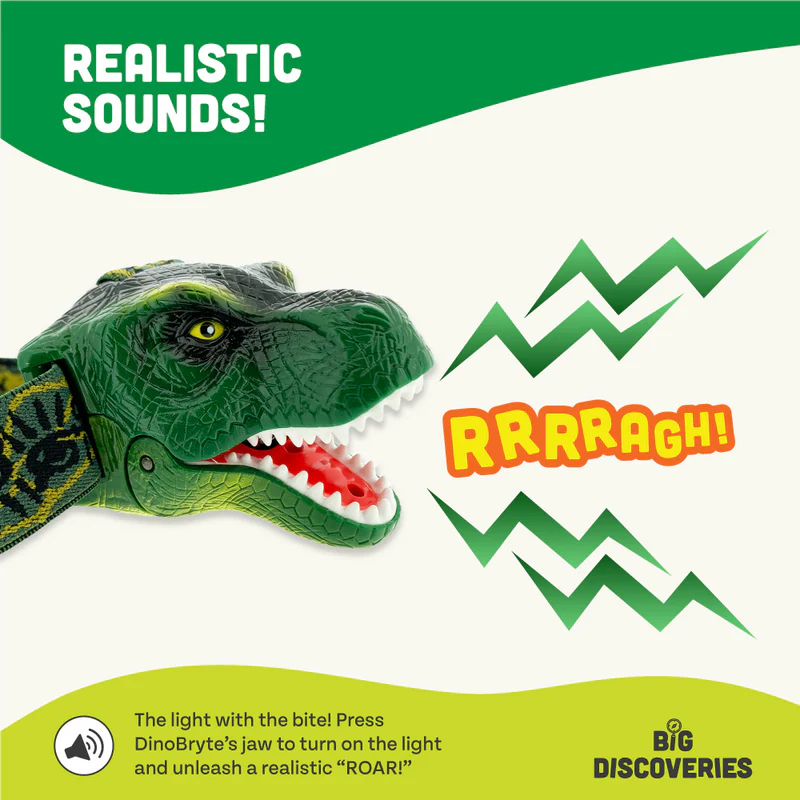 DinoBryte Dinosaur Headlamp