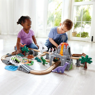 Dinosaur Railway Adventure Train Set