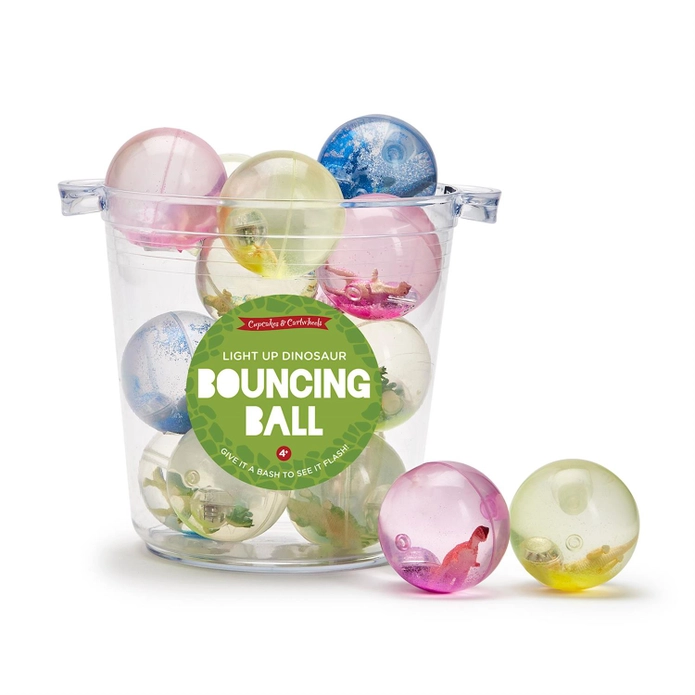 Giant 3" Floating Dinosaur Light Up Bouncy Ball