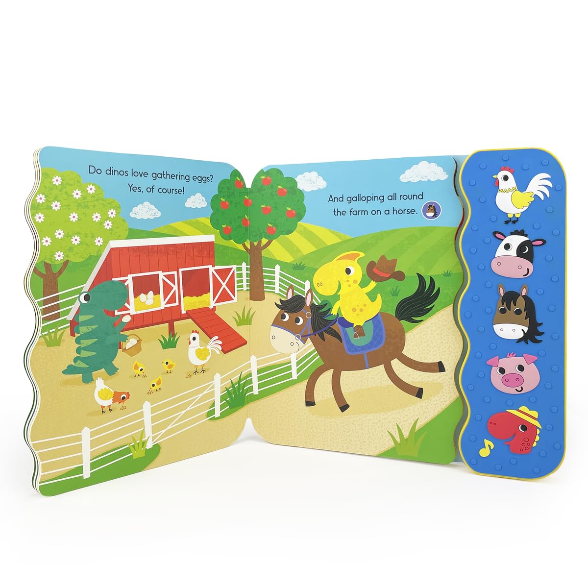 Dinos Love Farm Friends Sound Book
