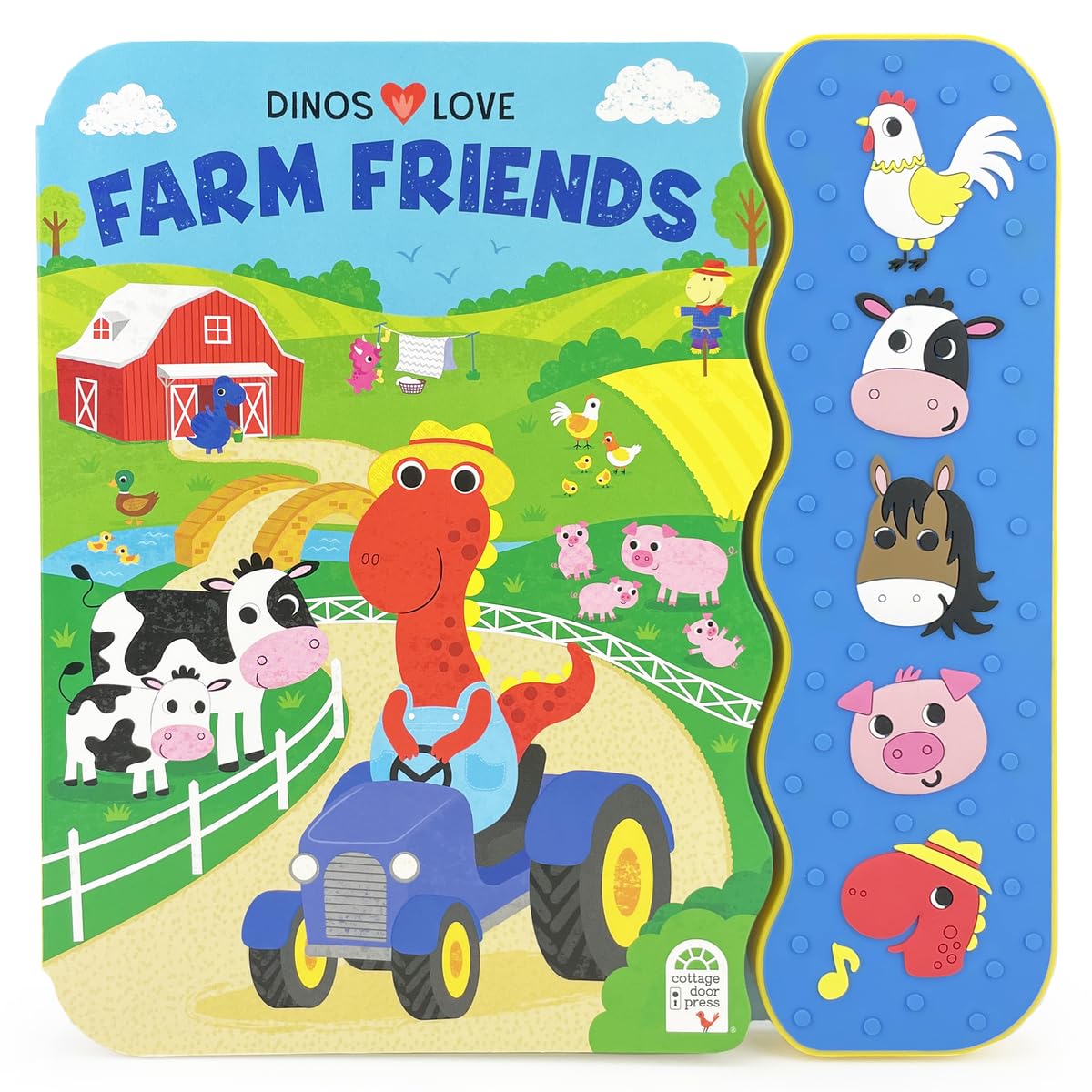 Dinos Love Farm Friends Sound Book