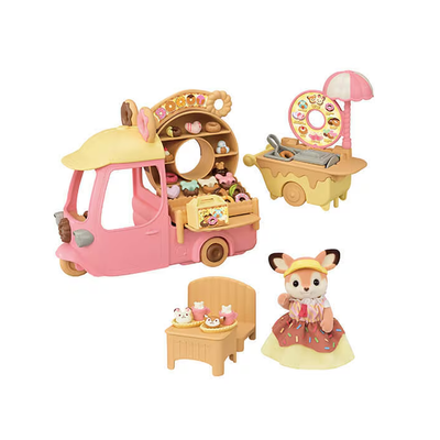 Calico Critters Dip Dip Donuts Wagon