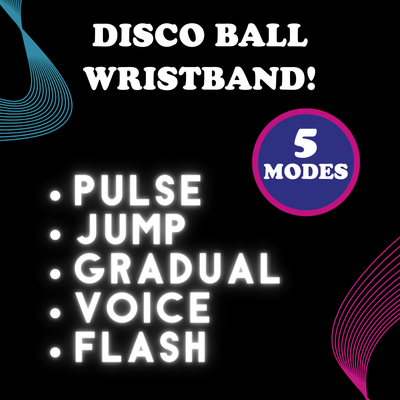 Disco Ball Wristband