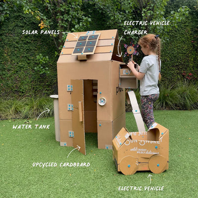 Makedo Discover | 126 Piece Cardboard Construction Toolbox