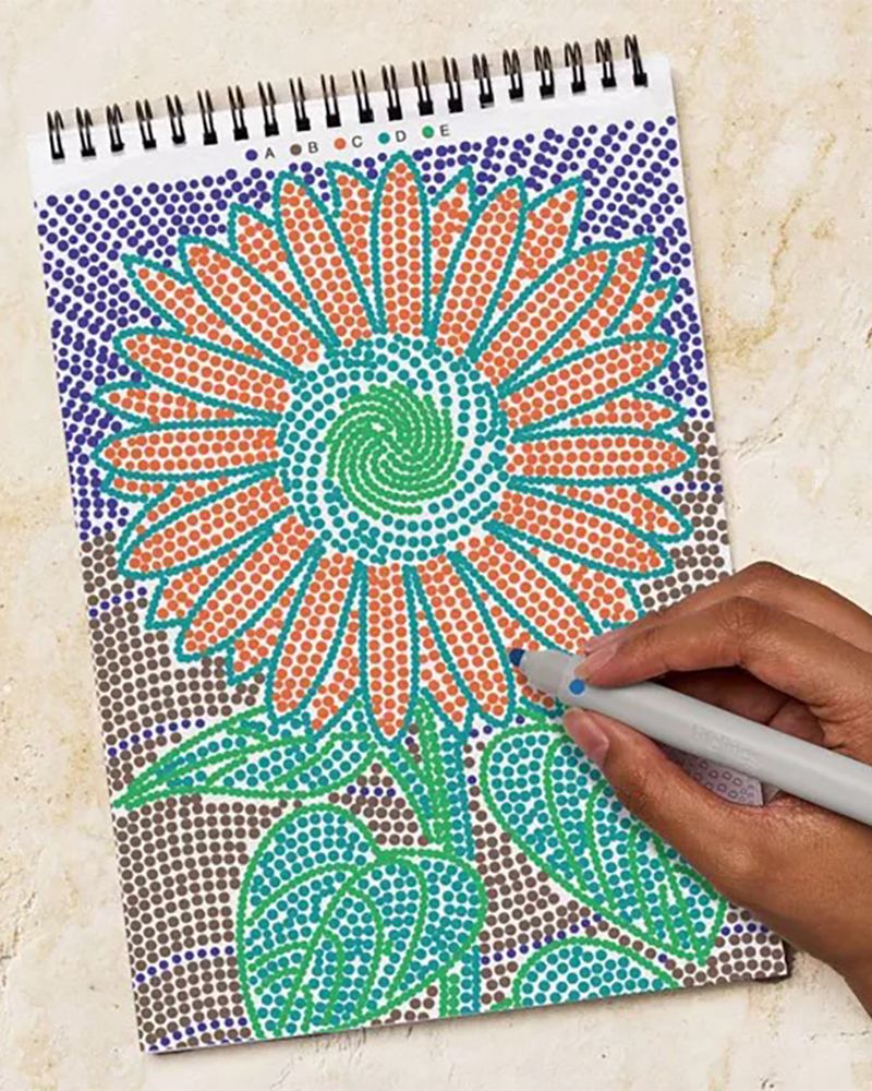 Lifelines FlowArt Guided Meditation Dot-By-Letter | Botanicals