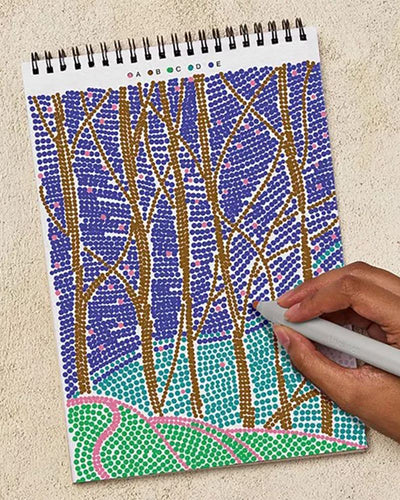 Lifelines FlowArt Guided Meditation Dot-By-Letter | Landscapes