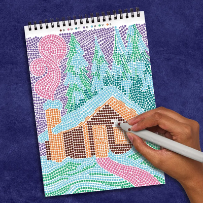 Lifelines FlowArt Guided Meditation Dot-By-Letter | Snowed In