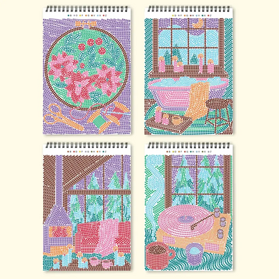 Lifelines FlowArt Guided Meditation Dot-By-Letter | Snowed In