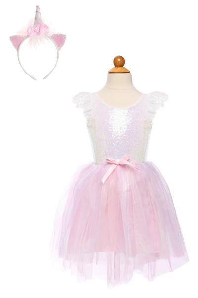 Dreamy Unicorn Dress and Headband (5-6)